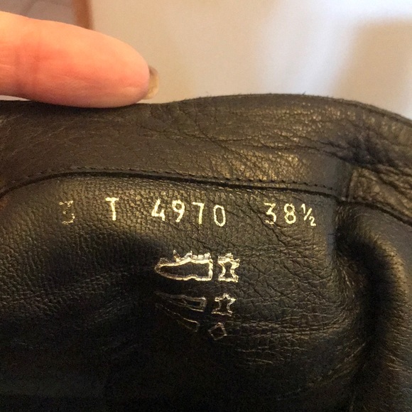 Black Leather Prada Wedge Ankle Boots - Picture 3 of 8